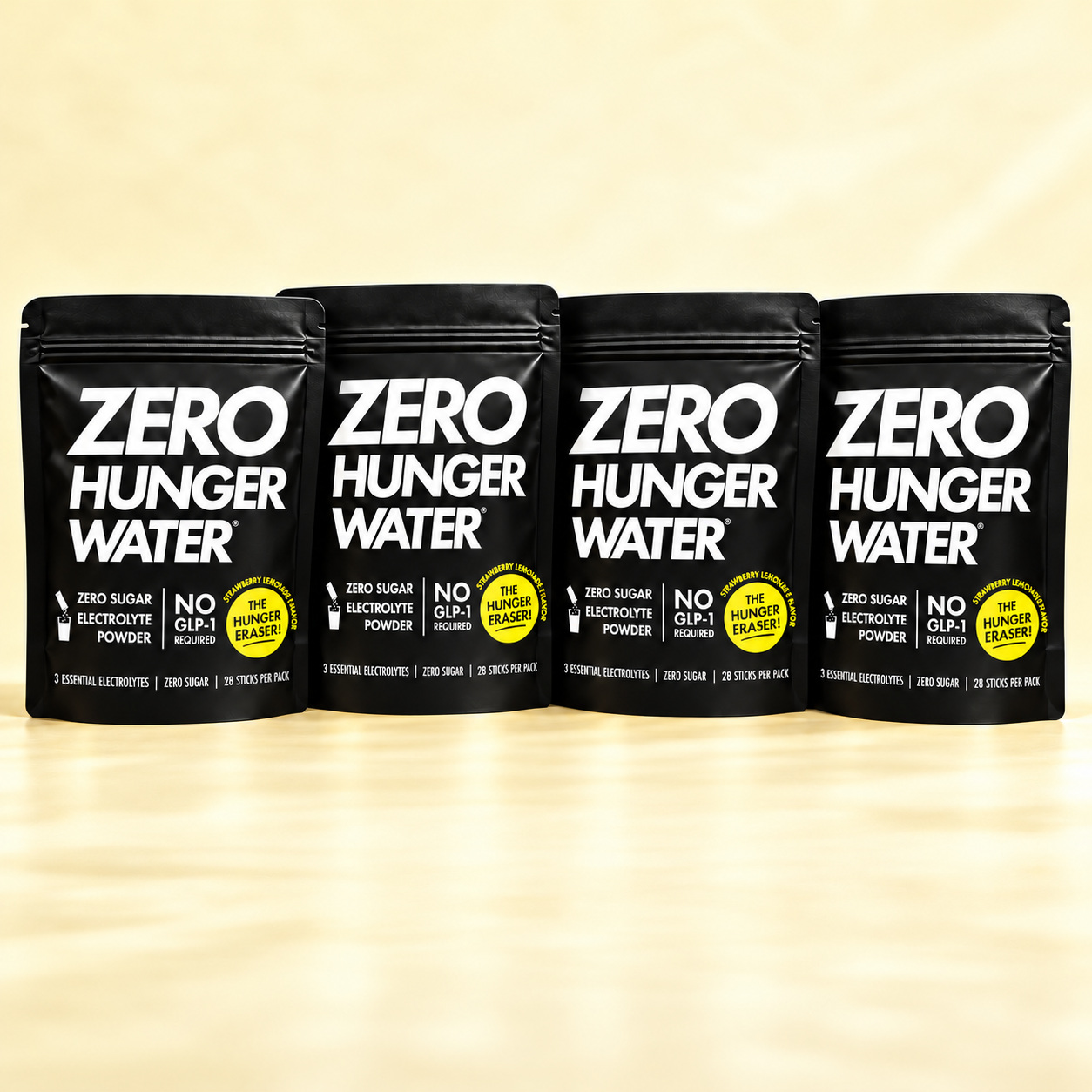 Strawberry Lemonade: four-pouch kit with four matching stick details
