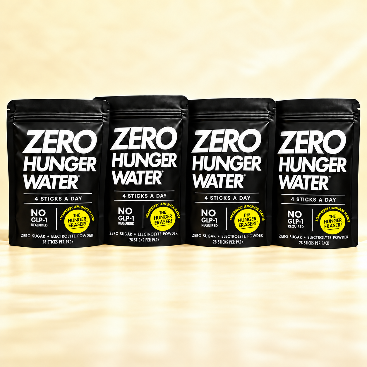 Strawberry Lemonade: four-pouch kit with four matching stick details