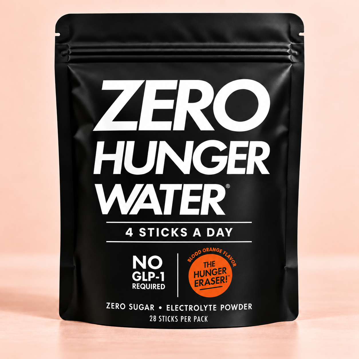 Blood Orange: one pouch with matching stick detail