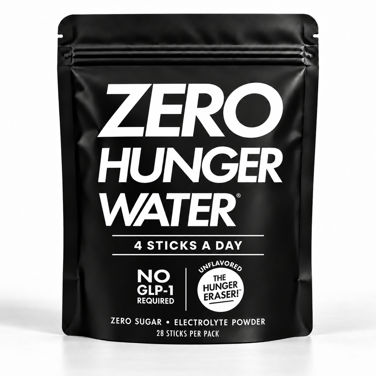 Unflavored: one pouch with matching stick detail