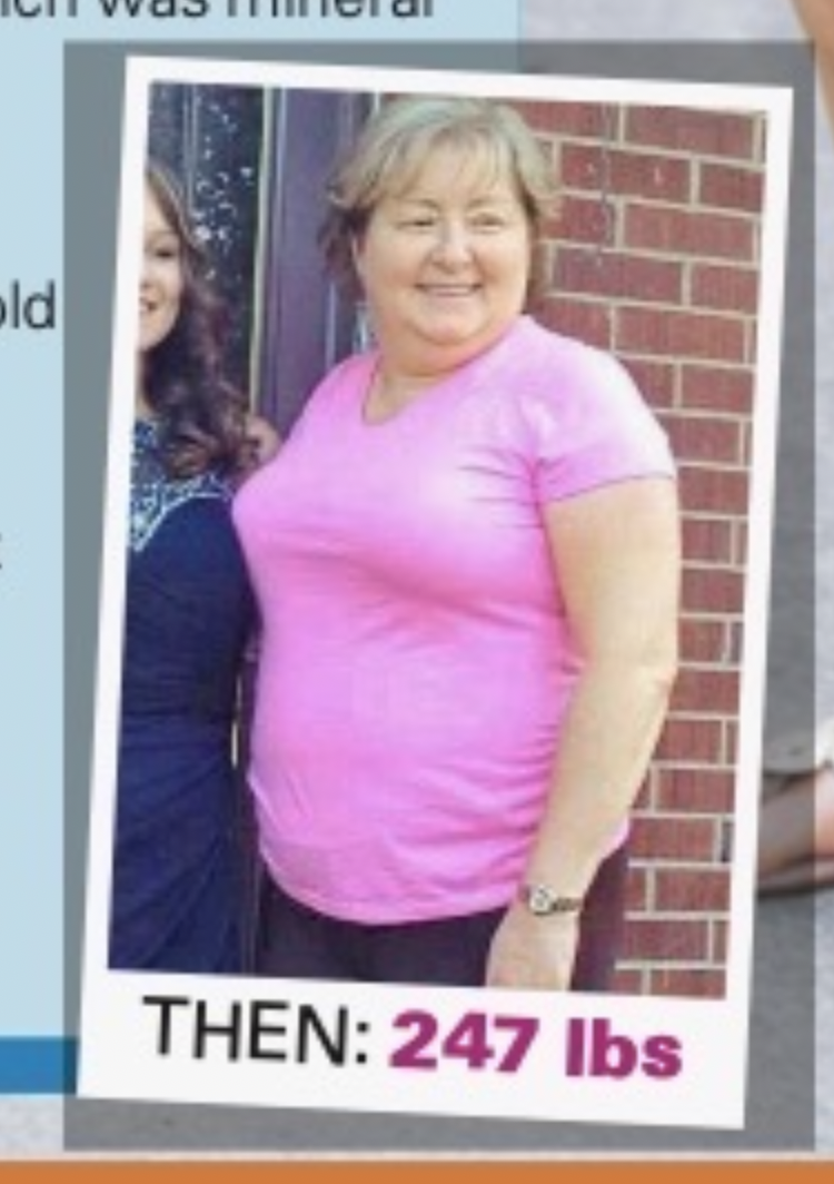 Sandy Rosser before — 247 lbs
